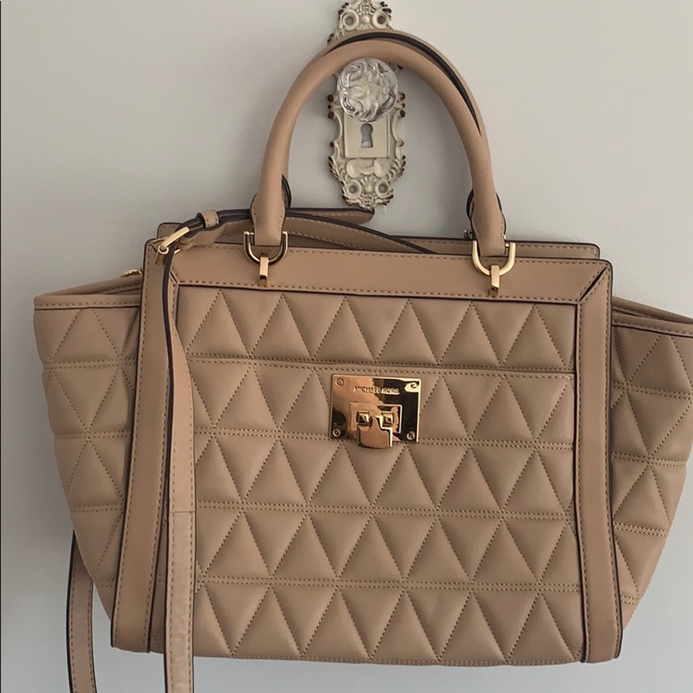 MK tan bag